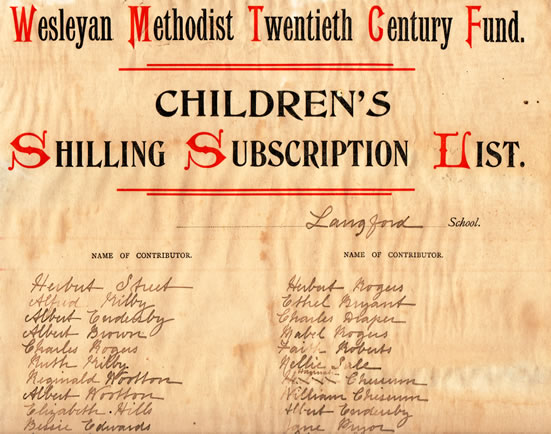 The unreadable name on the fold is Lilian Simms